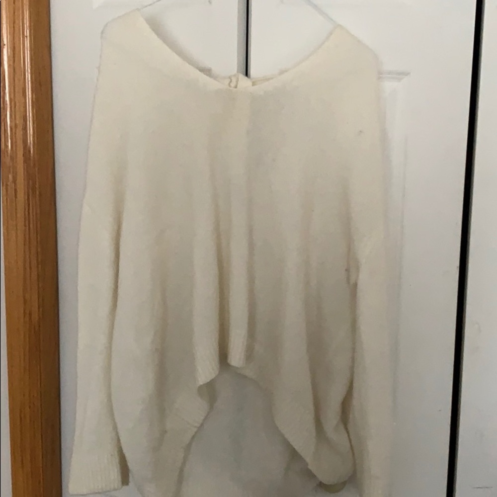 Cream Oversized Woman’s Sweater